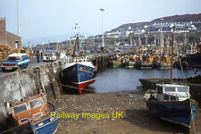 Photo - Fishing boats Mallaig Harbour  c1980