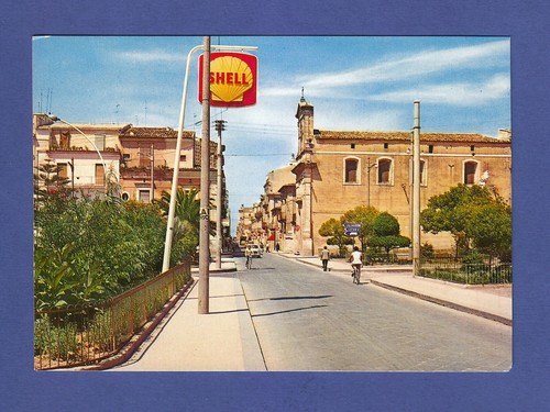 Cartolina grammichele via - grammichele,