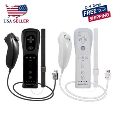 Telecomando Wii Motion Plus Nunchuck compatibile con Nintendo Wii/Wii U