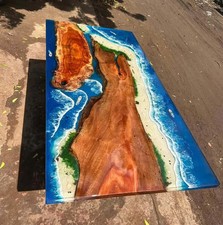 Tavolo in resina oceano fatto