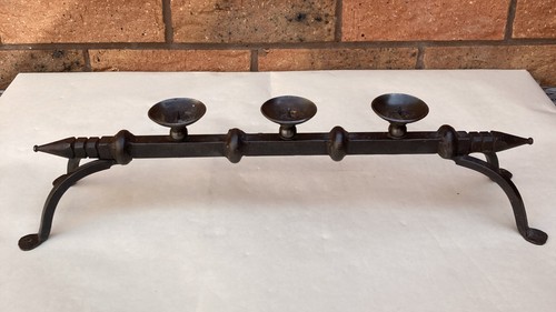 Candelabro ferro battuto - candelabro,