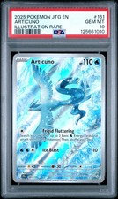 PSA 10 GEM MINT Articuno Illustrazione Rara 161/159 Pokemon Viaggio Insieme