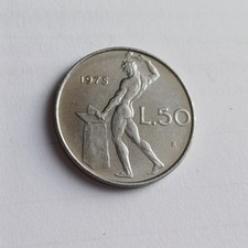Moneta Da Collezione 50 Lire