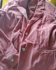 Giacca donna in velluto tg 48/46/44 colore rosa