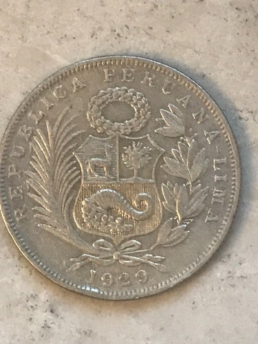 Peru sol 1929 argento - sol,