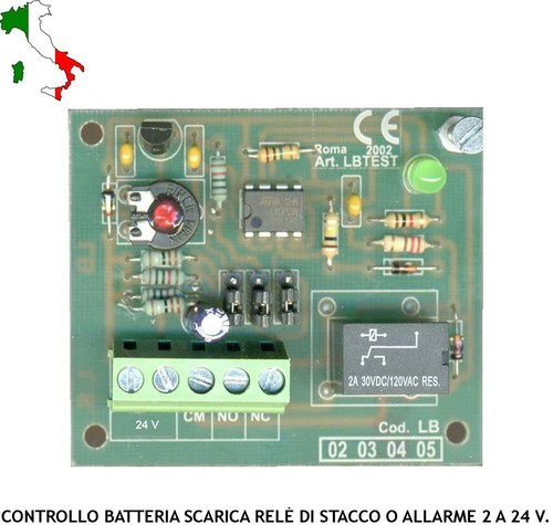Salva batteria scarica - scarica, v