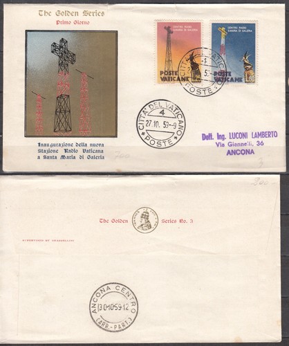 Vaticano 1959 fdc the golden - fdc,