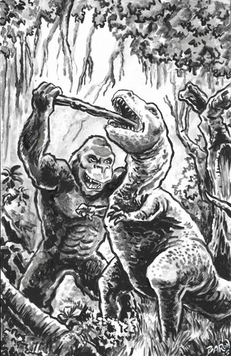 King kong 1933 - king, "dinosaur