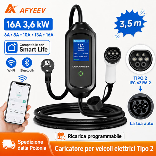 Cavo ricarica auto elettrica - cavo,