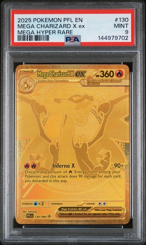 2025 pokemon mega charizard - mega, x