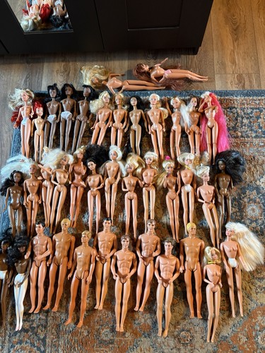 Lotto bambole barbie ken - di, 34