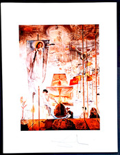 Salvador Dalì - La scoperta dell'America - - 65 x 50 cm Limitato n. 32/1000