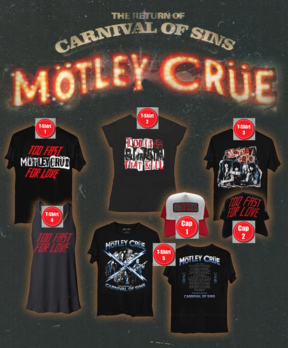 Shirt merch mötley crüe il - t-shirt,