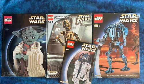 Lotto manuali lego star wars - star,