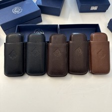 AFFARE PORTASIGARI CARTUJANO CUSTODIA  IN PELLE  X 2 TOSCANI AMMEZZATI 4 Colori