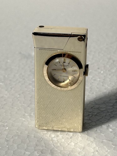 Accendino placcato orologio - accendino,
