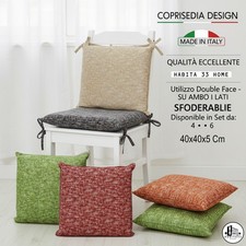 Cuscini sedie 40x40 - cuscini,