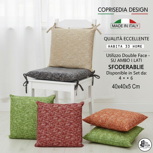 Cuscini sedie 40x40 - cuscini,
