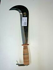 RONCOLA MANARESSO Mod.Bergamo 30 cm Manico in Cuoio ANGELO B. AFFILATO A MANO