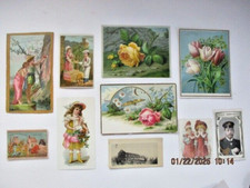 Lotto di 10 antiche carte