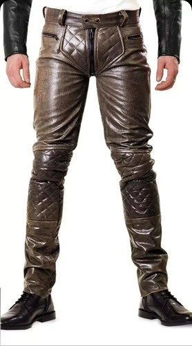 Pantaloni uomo pelle - pantaloni, in