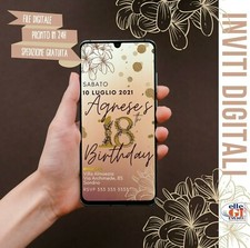 Invito digitale compleanno - invito,