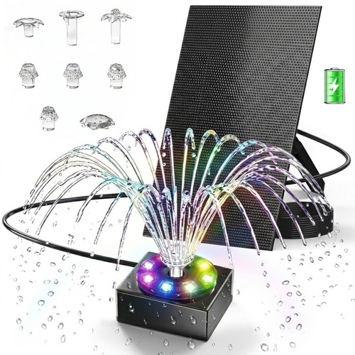 Pompa solare led fontana - pompa,