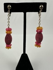 Orecchini pendenti multicolore