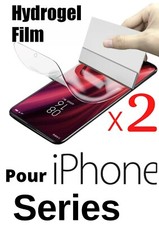 2 Film Protection écran Hydrogel Apple iPhone 11/Pro/max/SE 2 2020/7/8/Plus/XR