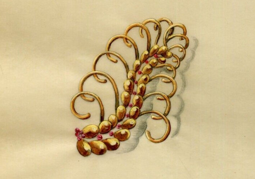 Spilla vintage disegno - , art