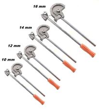 SET 4 PIEGATUBI PIEGA TUBI PER TUBI IN RAME E ALLUMINIO 10 12 14 16 mm