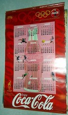 Calendario pubblicitario originale COCA COLA del 1996 misure 95 x 61 cm.