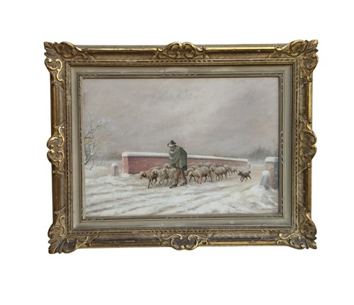 Antico quadro dipinto - antico,