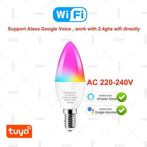 Tuya e14 lampada - tuya, candela