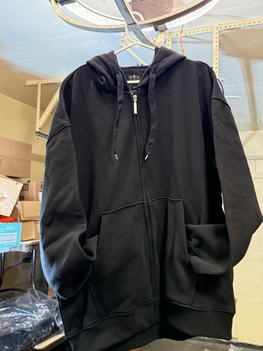 Felpa con cappuccio zip - con,
