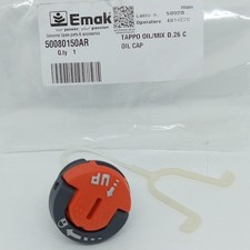 Tappo serbatoio olio e miscela originale Emak per motosega Oleo Mac GS 441 50...