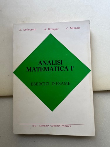 Analisi matematica - i,