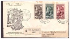 FDC VENETIA  CLUB  1950  -   GUARDIA PALATINA  VIAGGIATA