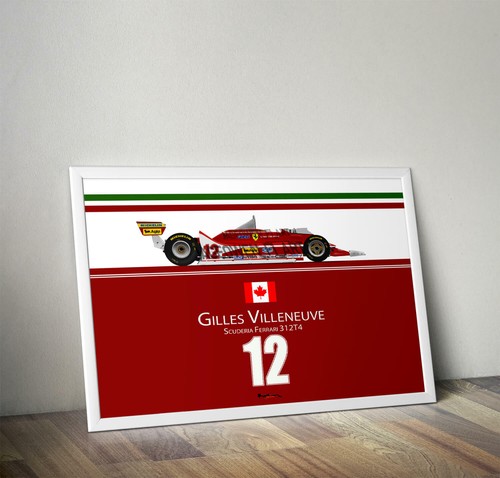 Stampa gilles villeneuve - stampa,