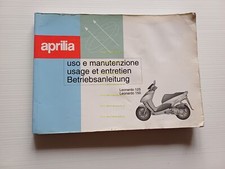 Aprilia Leonardo 125 - 150 1998 manuale uso manutenzione libretto originale