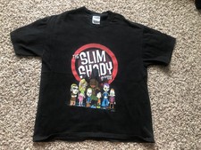 Vintage Eminem The Slim Shady Show Promo Show Eminem T Shirt Size Large VTG
