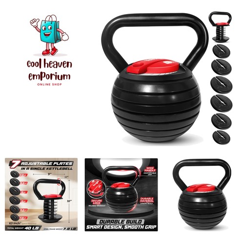 Set kettlebell regolabile - set,