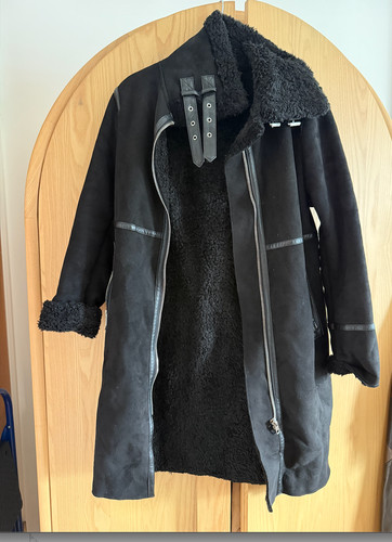 Cappotto aviatore shearling