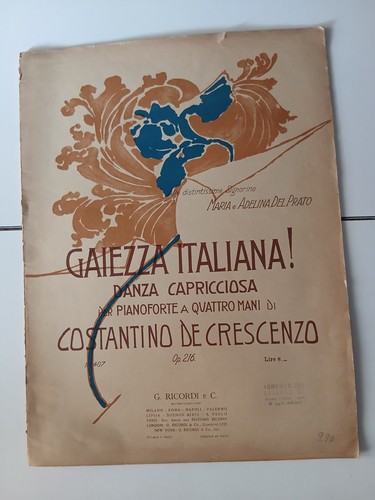 Spartiti musicali antichi - musicali,