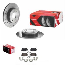 BREMBO Sport Dischi 240mm + Pastiglie Posteriore Adatto A per Fiat Panda 312 4x4