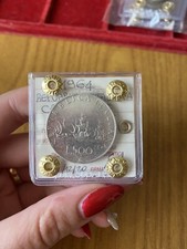 REPUBBLICA ITALIANA 500 LIRE CARAVELLE 1964 sigillata qSPL SUBALPINA