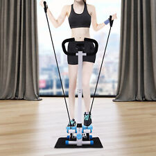 Stepper fitness con manubrio, stepping machine per esercizi, 29*39*110 cm max.150 kg