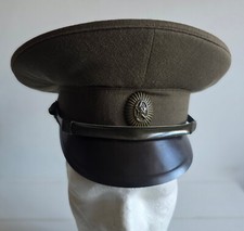Orig. cappello sovietico anni 80 di un ufficiale dell'Armata Rossa Unif da campo