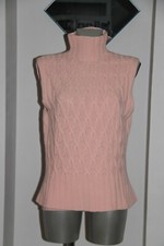 Bel Maglione A Treccia Rosa
