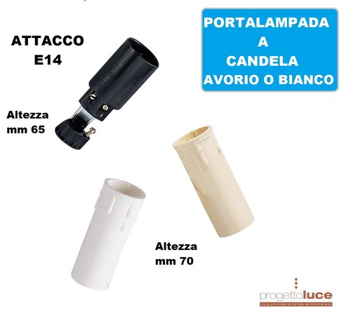 Portalampada altezza mm - altezza,